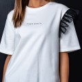 White T-Shirt Dress Mujer Bonita